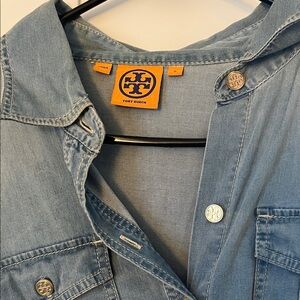 Tory Burch Blue Denim shirt Dress